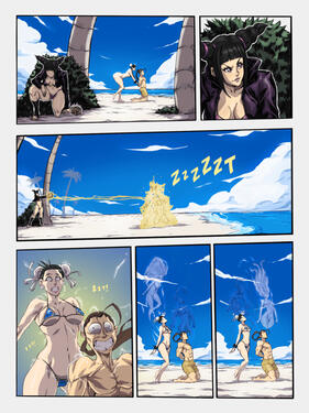 Manga Page With Color - $150